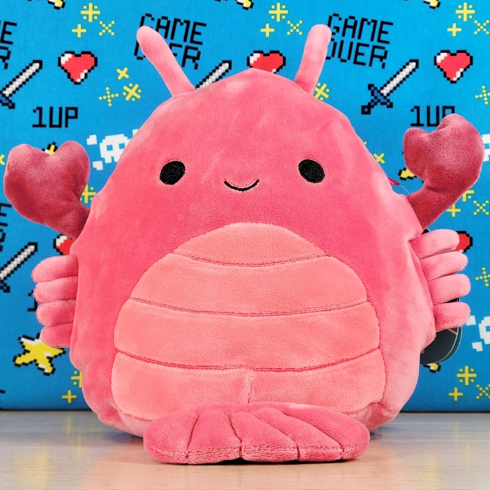 Squishmallow Lorono the Lobster 7" UltraSoft Stuffed Sealife Squad Toy Plush NWT